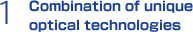 Combination of unique optical technologies